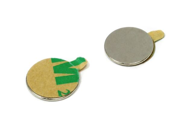 Pašlīmējošie disku magnēti, 10,0 x 0,6 mm