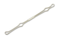 Stieples fiksators,<br> šaurā ieliktņa,<br> 150 mm, niķelēts