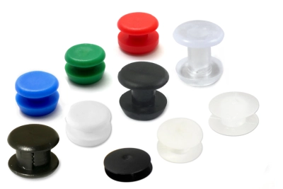 Plastmasas kniedes