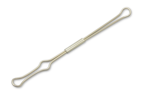 Stieples fiksators, 65 mm gredzenu attālumam, 110 mm, niķelēts