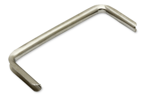 Iekšējo malu aizsargs, niķelēta, 19 x 50 x 19 mm, aptuveni 3 mm savienojums