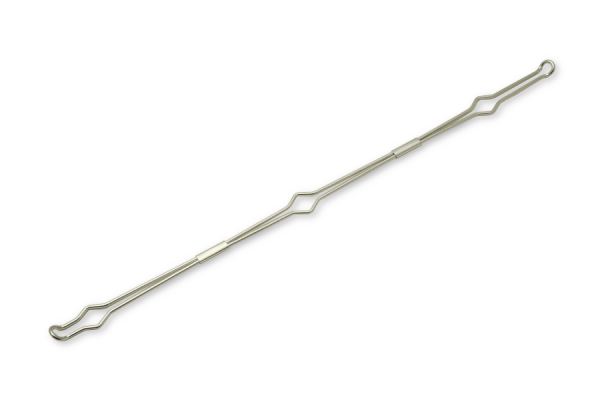 Stieples fiksators, 3-kāršajām mehānismām, 280 mm, niķelēts